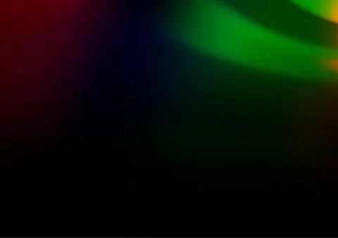 Dark Multicolor, Rainbow vector glossy abstract background. Stock Illustration