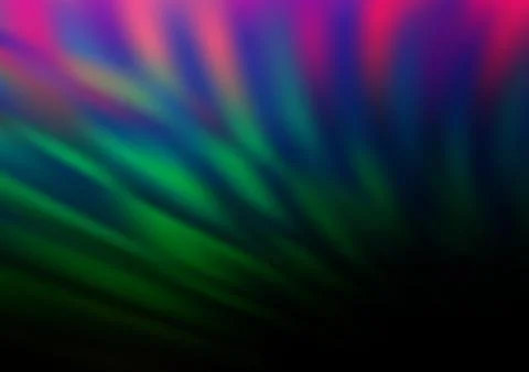 Dark Multicolor, Rainbow vector glossy abstract background. Stock Illustration