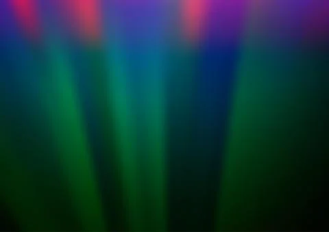 Dark Multicolor, Rainbow vector glossy bokeh pattern. Stock Illustration