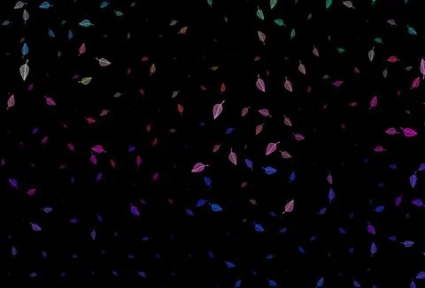 Dark Multicolor, Rainbow vector hand painted texture. Stock Illustration