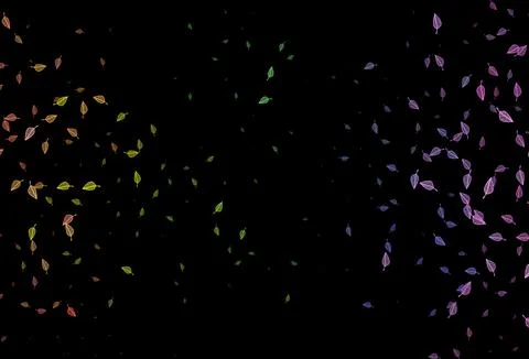 Dark Multicolor, Rainbow vector hand painted pattern. Illustrazione stock