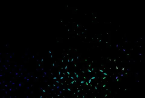 Dark Multicolor, Rainbow vector hand painted pattern. Illustrazione stock