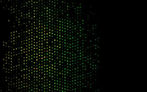 Dark Multicolor, Rainbow vector layout with circle shapes. Illustrazione stock