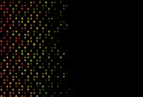 Dark Multicolor, Rainbow vector layout with elements of cards. Ilustración de archivo