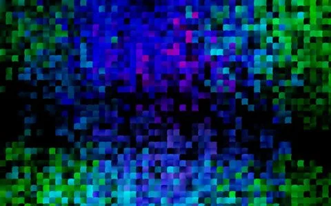 Dark Multicolor, Rainbow vector layout with lines, rectangles. Stock Illustration