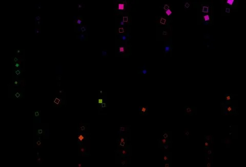 Dark Multicolor, Rainbow vector layout with rectangles, squares. Illustrazione stock