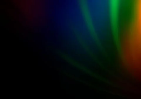 Dark Multicolor, Rainbow vector modern bokeh pattern. Illustrazione stock