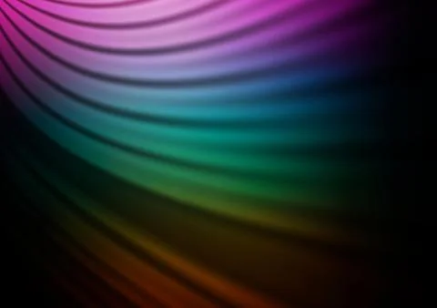 Dark Multicolor, Rainbow vector modern bokeh pattern. 스톡 일러스트