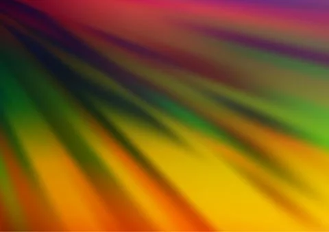 Dark Multicolor, Rainbow vector modern elegant background. Illustrazione stock