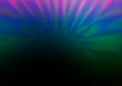 Dark Multicolor, Rainbow vector modern bokeh pattern. Stock Illustration