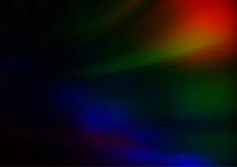 Dark Multicolor, Rainbow vector modern bokeh pattern. Stock Illustration