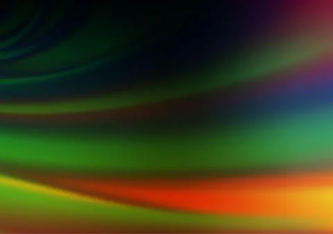 Dark Multicolor, Rainbow vector modern bokeh pattern. 스톡 일러스트