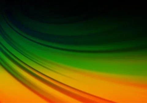 Dark Multicolor, Rainbow vector modern bokeh pattern. Illustrazione stock