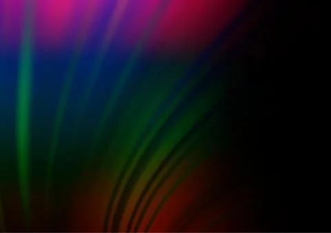 Dark Multicolor, Rainbow vector modern bokeh pattern. 스톡 일러스트