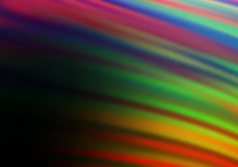 Dark Multicolor, Rainbow vector modern bokeh pattern. イラスト素材