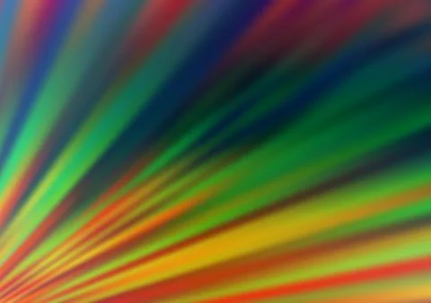 Dark Multicolor, Rainbow vector modern bokeh pattern. Stock Illustration