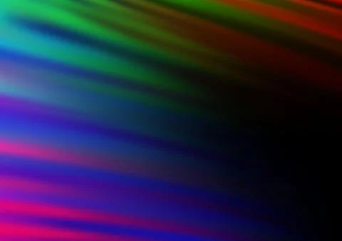 Dark Multicolor, Rainbow vector modern bokeh pattern. 스톡 일러스트