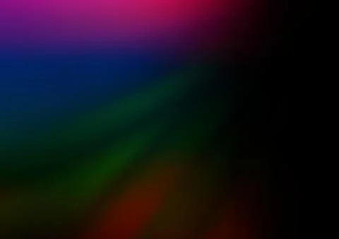 Dark Multicolor, Rainbow vector modern bokeh pattern. Stock Illustration