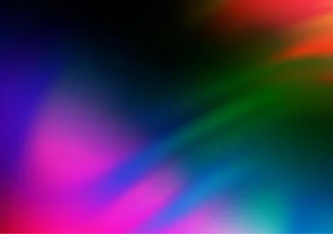 Dark Multicolor, Rainbow vector modern bokeh pattern. イラスト素材