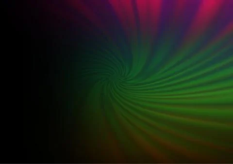 Dark Multicolor, Rainbow vector modern bokeh pattern. Stock Illustration