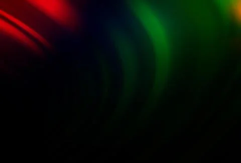 Dark Multicolor, Rainbow vector pattern with liquid shapes. Stock Illustration