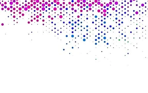 Dark Multicolor, Rainbow vector pattern with spheres. 스톡 일러스트