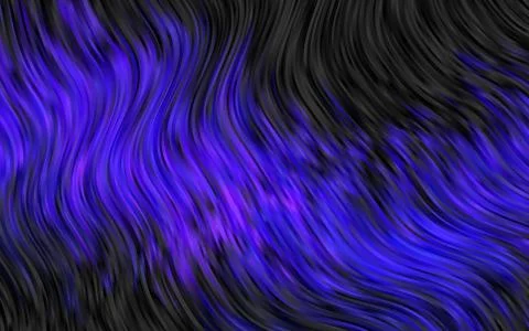 Dark Multicolor, Rainbow vector pattern with liquid shapes. イラスト素材