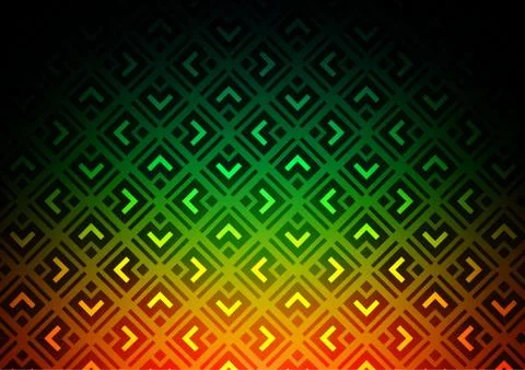 Dark Multicolor, Rainbow vector pattern with lines, rectangles. イラスト素材