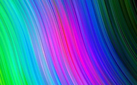 Dark Multicolor, Rainbow vector pattern with bubble shapes. イラスト素材