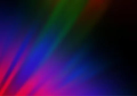 Dark Multicolor, Rainbow vector pattern with narrow lines. Stock Illustration