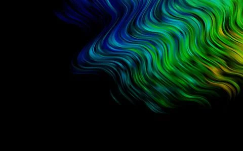 Dark Multicolor, Rainbow vector pattern with lamp shapes. Stock Illustration
