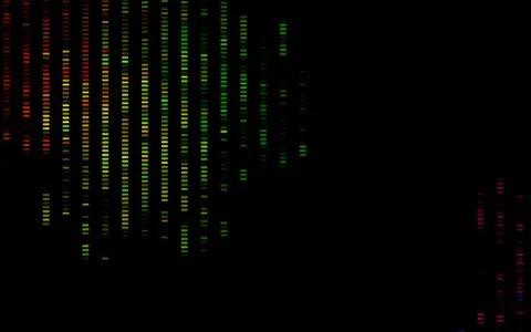 Dark Multicolor, Rainbow vector pattern with narrow lines. Stock Illustration