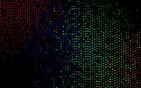 Dark Multicolor, Rainbow vector pattern with spheres. イラスト素材