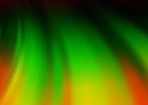 Dark Multicolor, Rainbow vector pattern with liquid shapes. Illustrazione stock