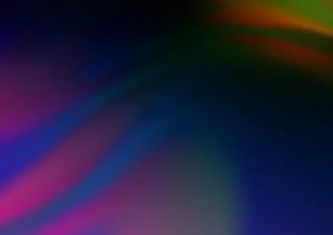 Dark Multicolor, Rainbow vector pattern with liquid shapes. Stock Illustration