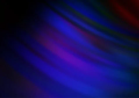 Dark Multicolor, Rainbow vector pattern with liquid shapes. 스톡 일러스트