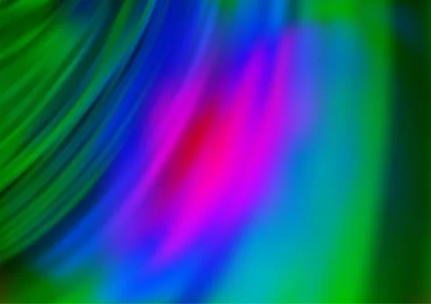 Dark Multicolor, Rainbow vector pattern with lamp shapes. Illustrazione stock