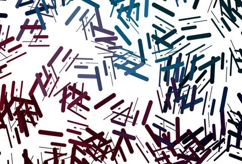 Dark multicolor, rainbow vector pattern with narrow lines. 스톡 일러스트