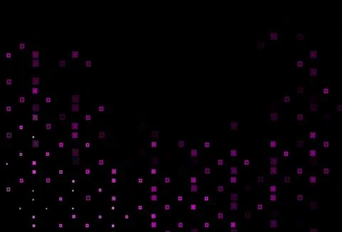 Dark Multicolor, Rainbow vector pattern in square, circular style. Stock Illustration