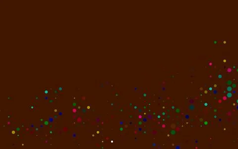 Dark Multicolor, Rainbow vector pattern with spheres. 스톡 일러스트