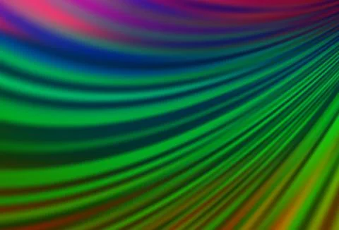 Dark Multicolor, Rainbow vector pattern with lava shapes. イラスト素材
