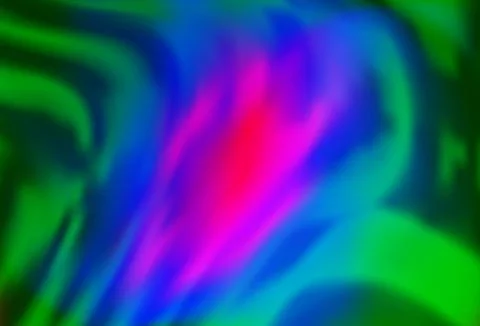 Dark Multicolor, Rainbow vector pattern with liquid shapes. Stock Illustration