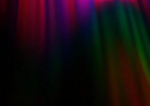 Dark Multicolor, Rainbow vector pattern with lines, ovals. イラスト素材