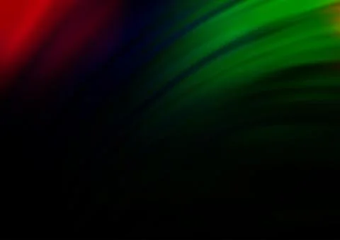 Dark Multicolor, Rainbow vector pattern with liquid shapes. Stock Illustration