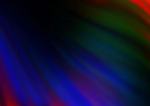 Dark Multicolor, Rainbow vector pattern with bubble shapes. Stock Illustration