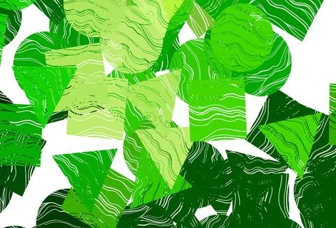 Dark multicolor, rainbow vector pattern in polygonal style with circles. Stock Illustration