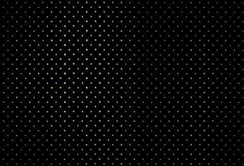 Dark multicolor, rainbow vector pattern with symbol of cards. 스톡 일러스트