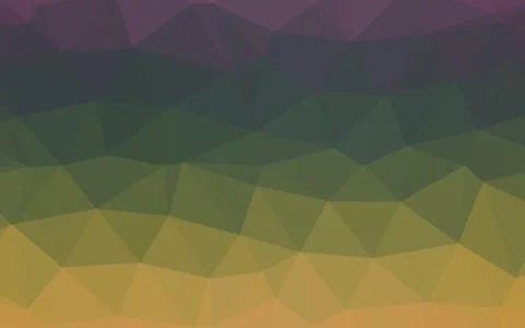 Dark Multicolor, Rainbow vector polygonal pattern. イラスト素材