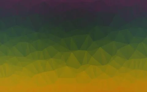 Dark Multicolor, Rainbow vector polygonal template. Illustration
