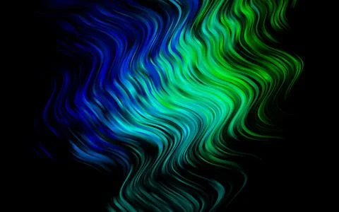 Dark Multicolor, Rainbow vector template with bubble shapes. 스톡 일러스트
